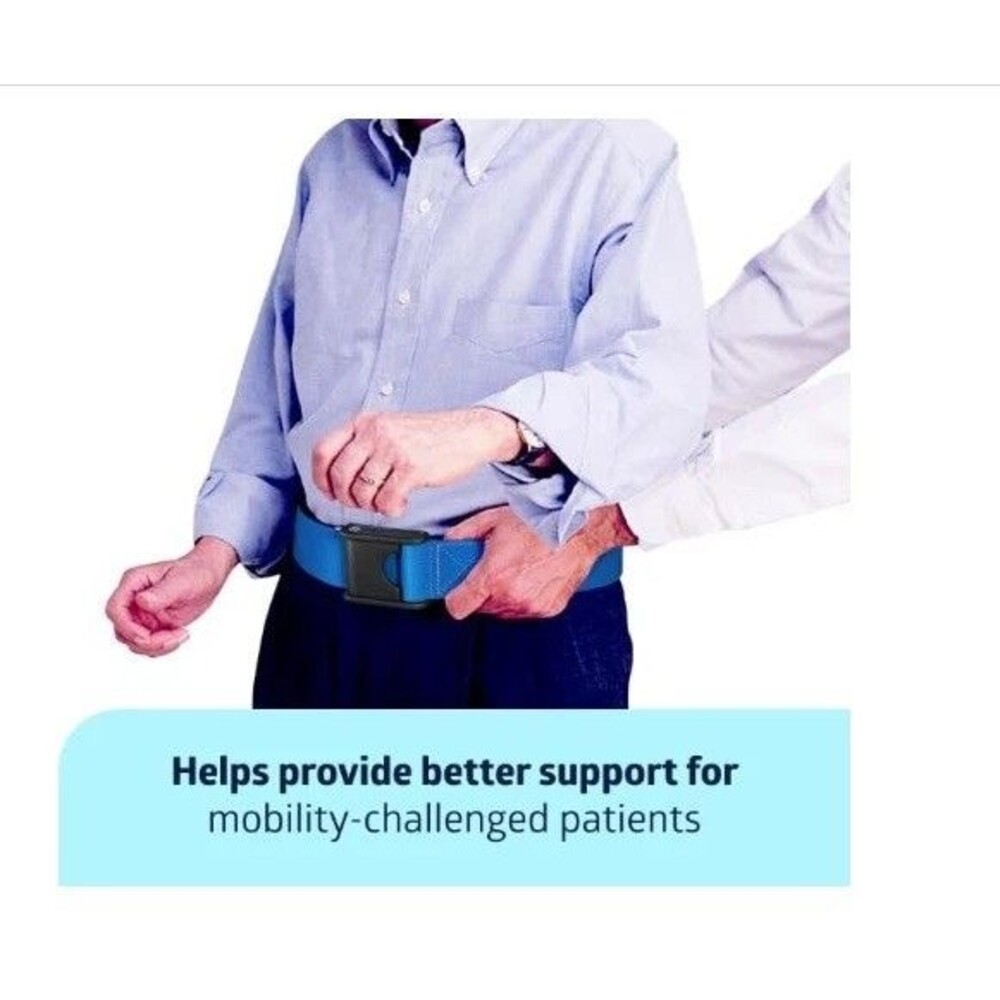 Medline Gait Belt, Transferring Belt Mobility Aid, Helps Individual 60in X 2in